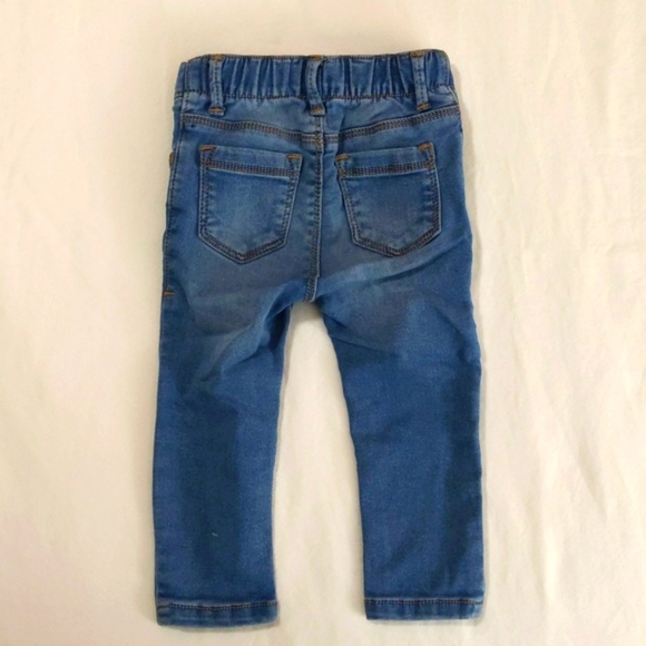 old navy ballerina skinny stretch denim jeans 18-24 months baby girl - Picture 6 of 7